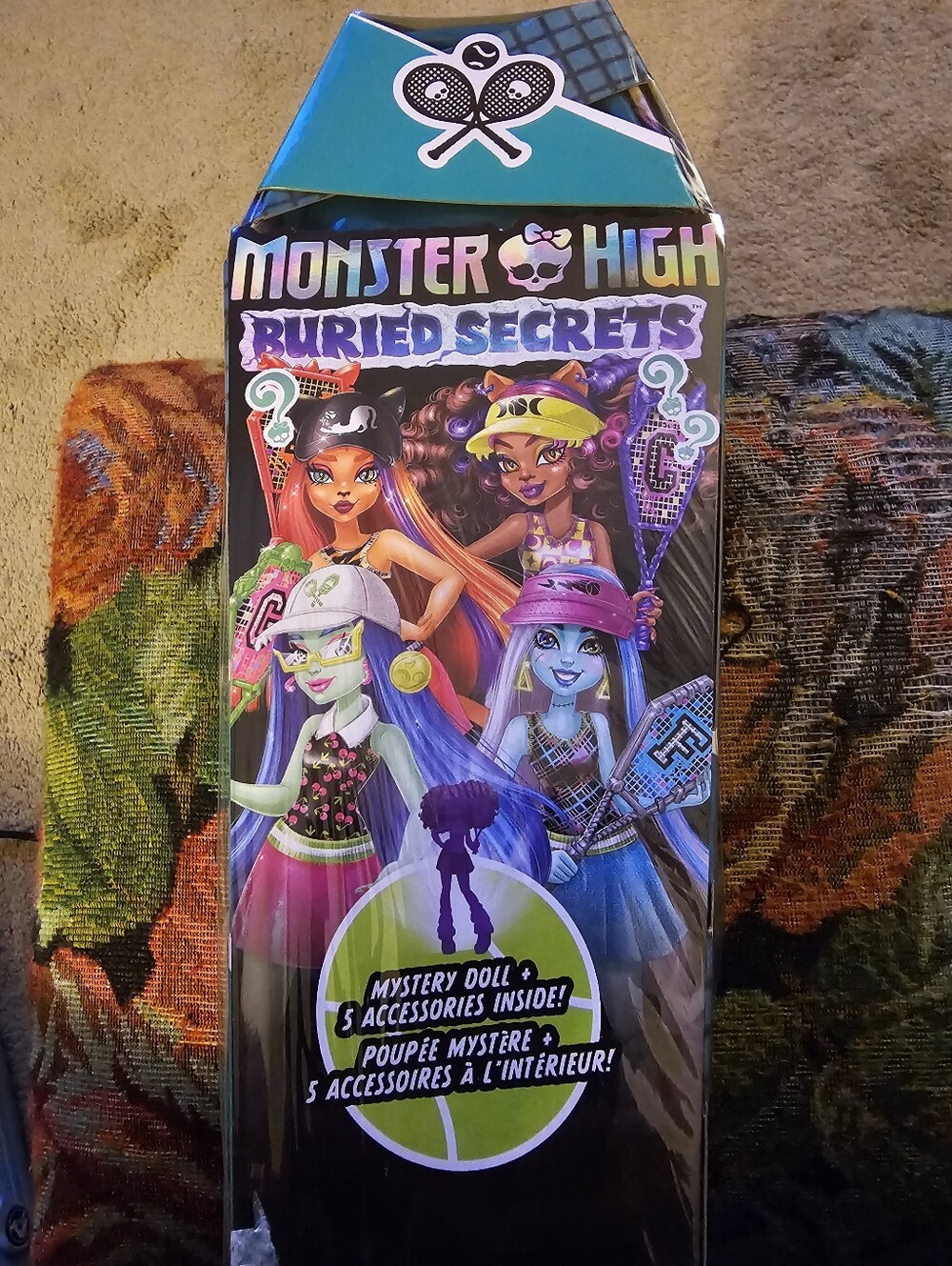 Monster High Buried Secrets Mystery Doll With Five Accessories New Sealed